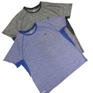 Russell DriPower 360 2- Training Intellifresh T-Shirts Men's 2XL 1-Blue 1-Gray